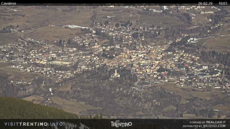 Archived image Webcam Cavalese, Trient