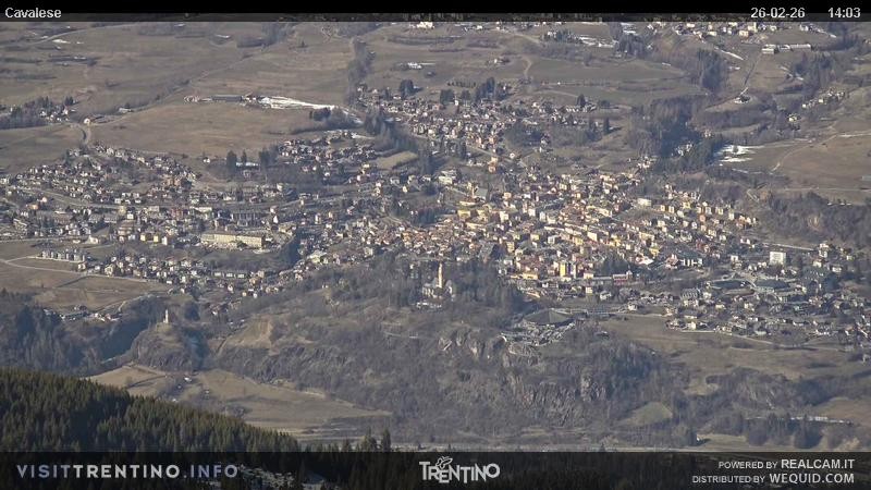Archived image Webcam Cavalese, Trient