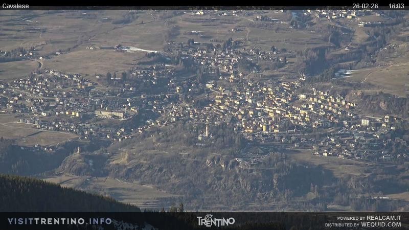 Archived image Webcam Cavalese, Trient