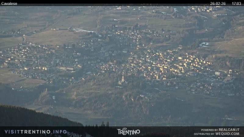 Archived image Webcam Cavalese, Trient
