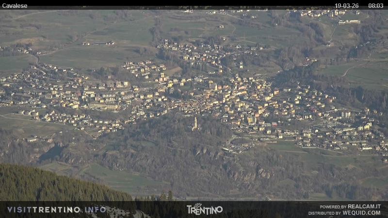 Archived image Webcam Cavalese, Trient