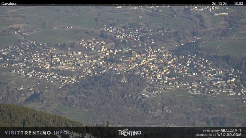 Archived image Webcam Cavalese, Trient