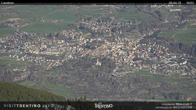 Archived image Webcam Cavalese, Trient