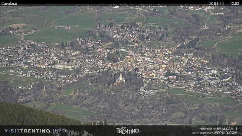 Archived image Webcam Cavalese, Trient