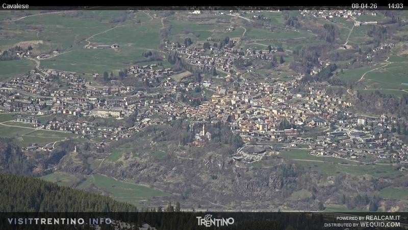 Archived image Webcam Cavalese, Trient
