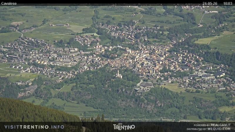 Archived image Webcam Cavalese, Trient