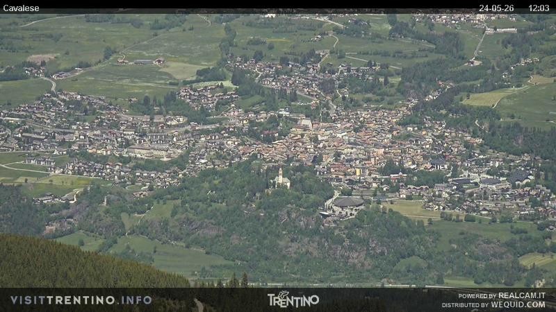 Archived image Webcam Cavalese, Trient