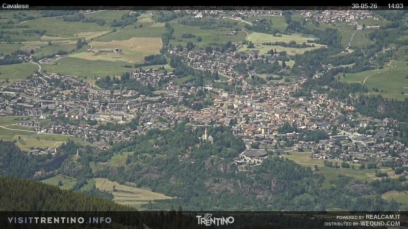 Archiv Foto Webcam Val di Fiemme, Olympiapiste