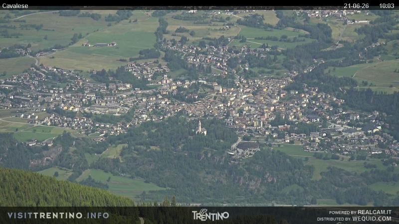 Archived image Webcam Cavalese, Trient