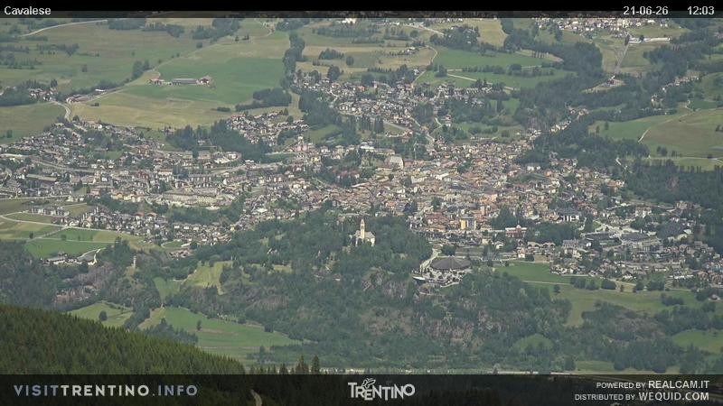 Archiv Foto Webcam Val di Fiemme, Olympiapiste