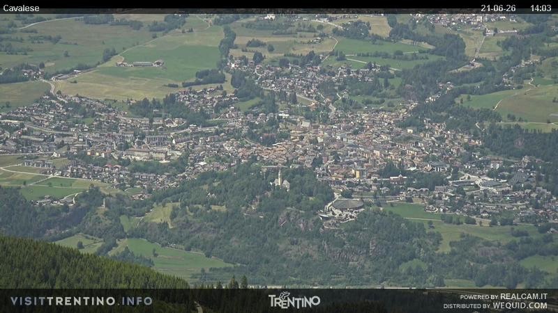 Archiv Foto Webcam Val di Fiemme, Olympiapiste