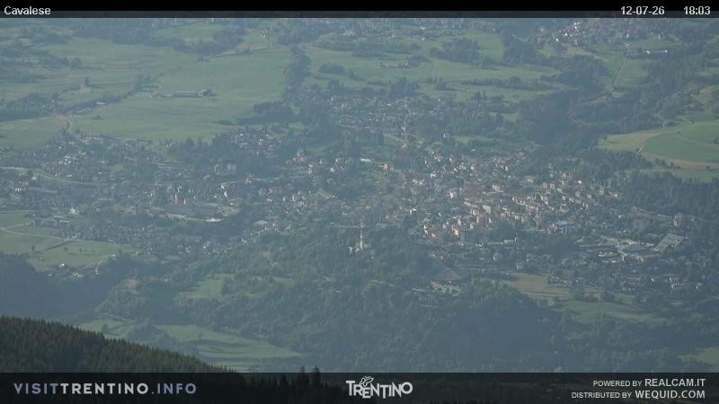 Archived image Webcam Cavalese, Trient