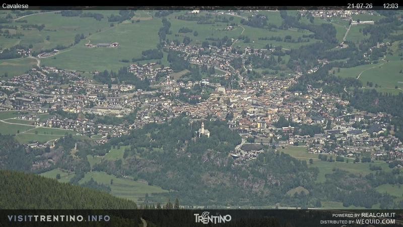 Archiv Foto Webcam Val di Fiemme, Olympiapiste