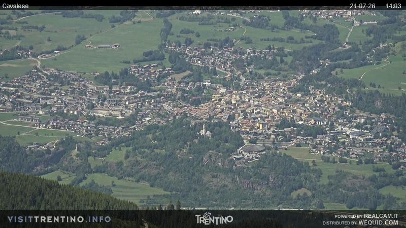 Archiv Foto Webcam Val di Fiemme, Olympiapiste