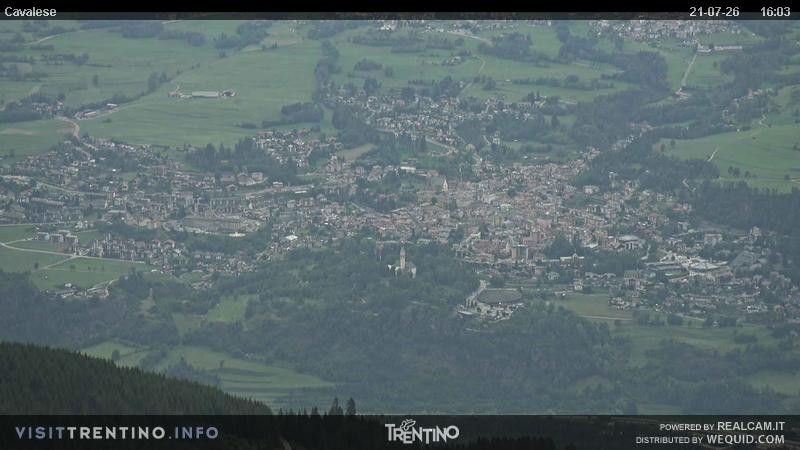 Archived image Webcam Cavalese, Trient