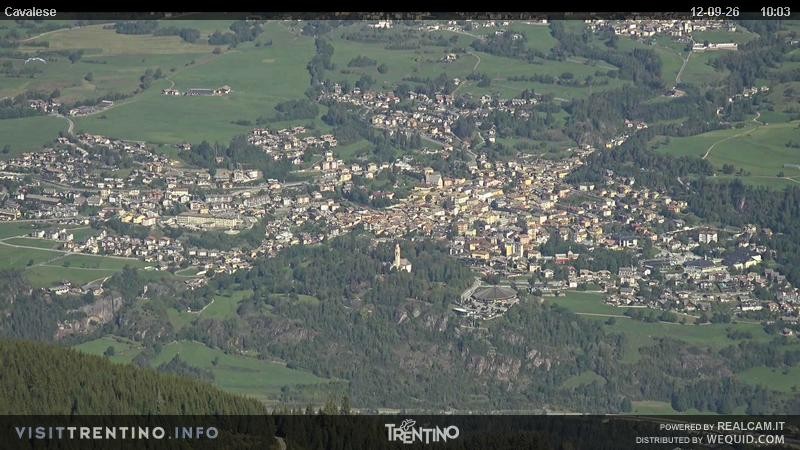 Archived image Webcam Cavalese, Trient