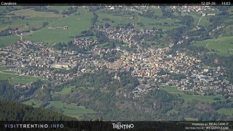 Archived image Webcam Cavalese, Trient