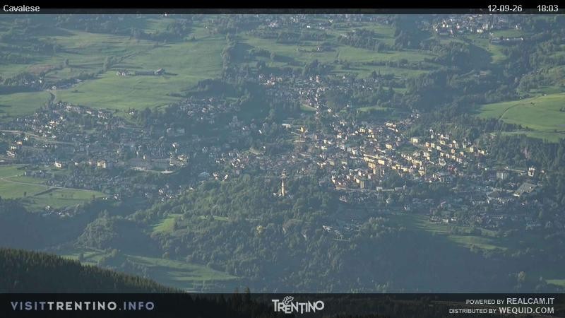 Archived image Webcam Cavalese, Trient