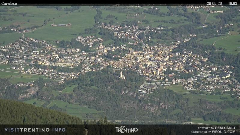 Archived image Webcam Cavalese, Trient