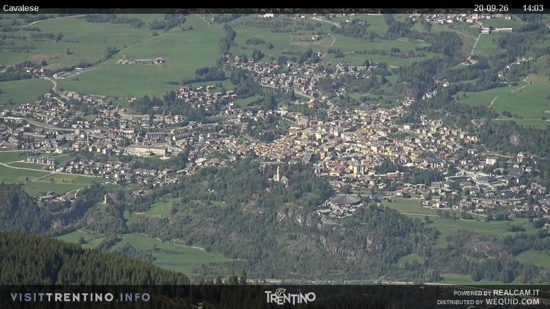 Archived image Webcam Cavalese, Trient