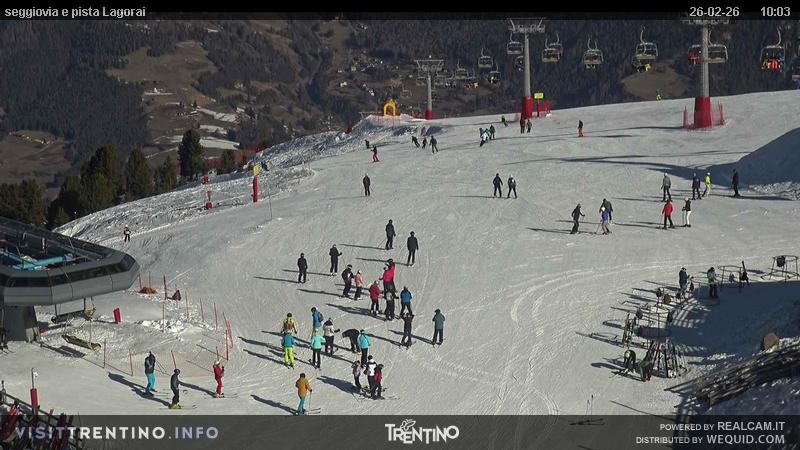 Archived image Webcam Val di Fiemme Cavalese