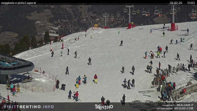 Archived image Webcam Val di Fiemme Cavalese