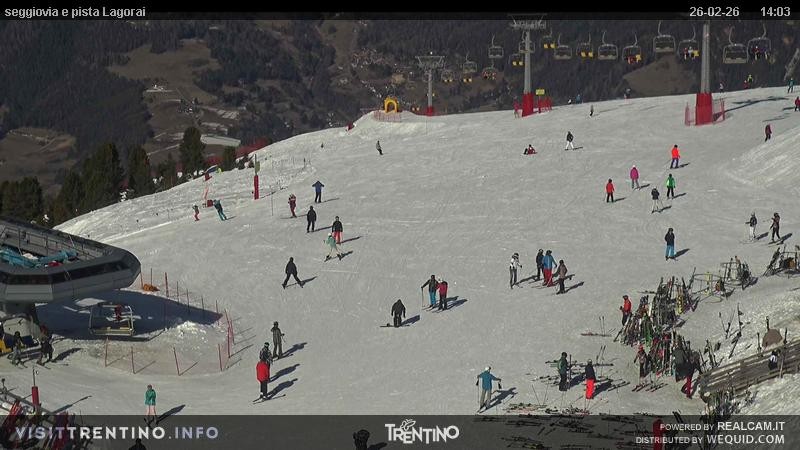 Archived image Webcam Val di Fiemme Cavalese