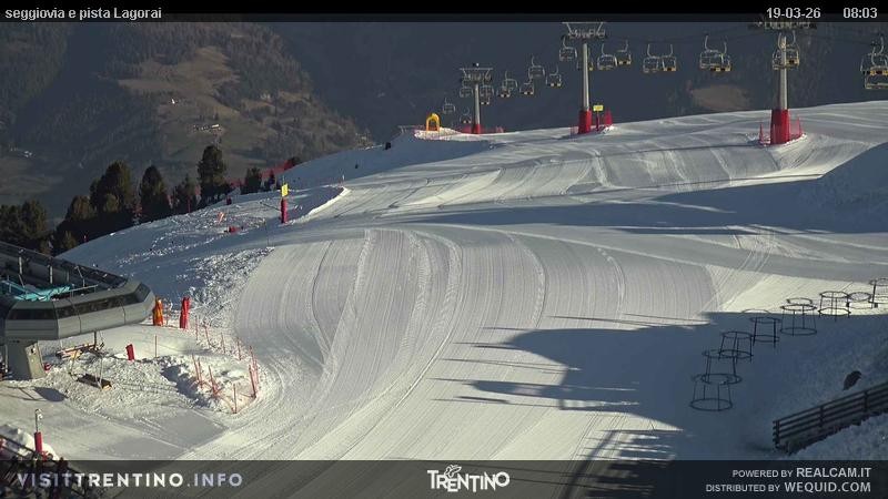 Archived image Webcam Val di Fiemme Cavalese