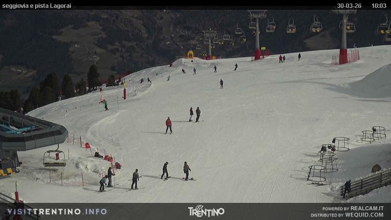Archived image Webcam Val di Fiemme Cavalese