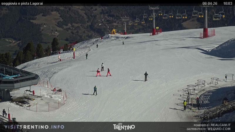 Archived image Webcam Val di Fiemme Cavalese