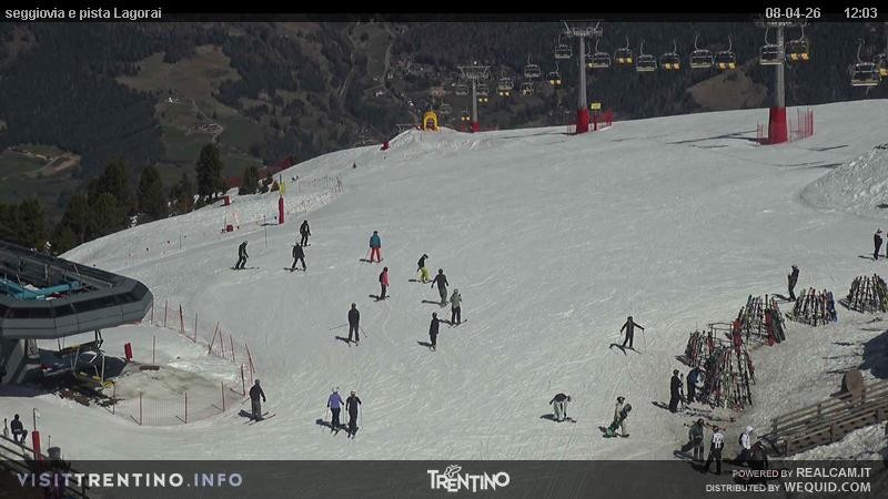 Archived image Webcam Val di Fiemme Cavalese