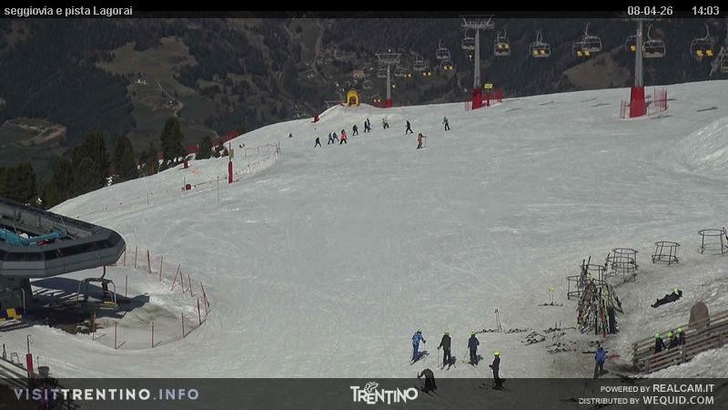 Archived image Webcam Val di Fiemme Cavalese