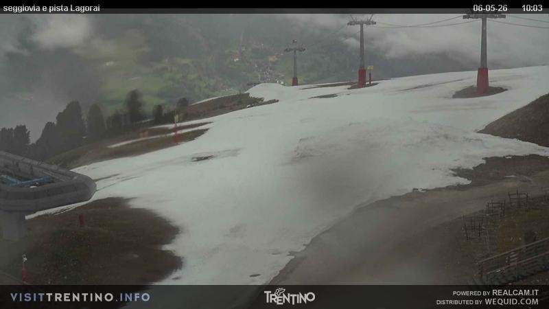 Archived image Webcam Val di Fiemme Cavalese