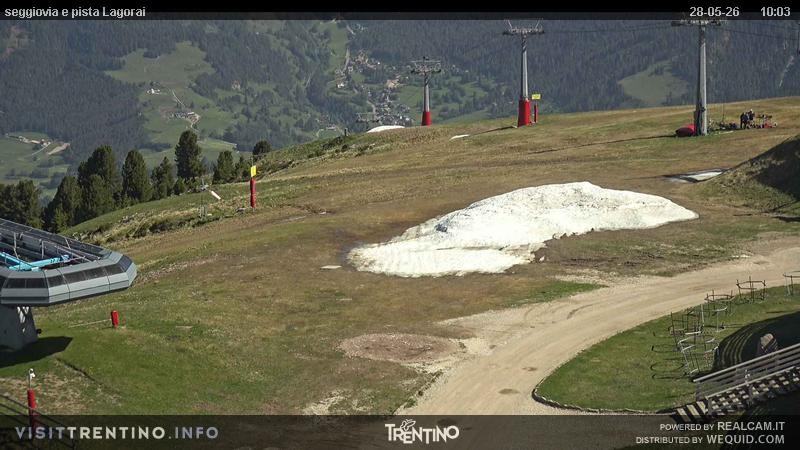 Archived image Webcam Val di Fiemme Cavalese
