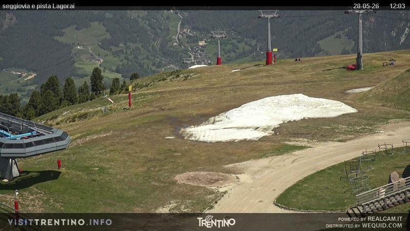 Archived image Webcam Val di Fiemme Cavalese