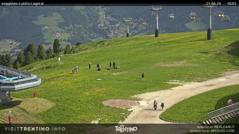 Archived image Webcam Val di Fiemme Cavalese
