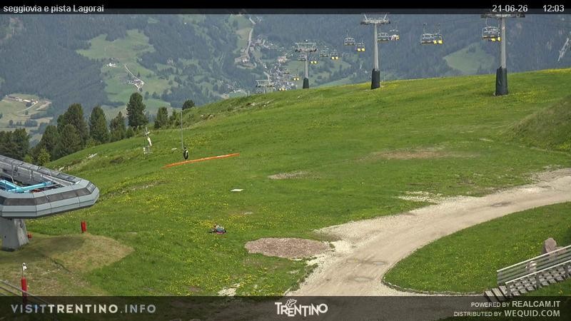 Archived image Webcam Val di Fiemme Cavalese