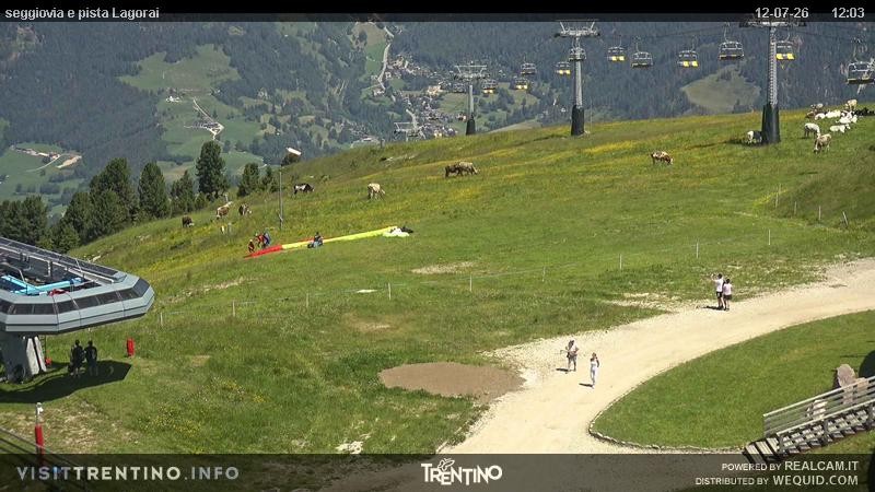 Archiv Foto Webcam Val di Fiemme Cavalese