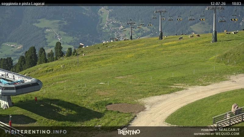 Archived image Webcam Val di Fiemme Cavalese
