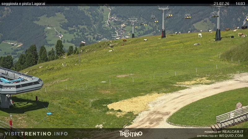 Archiv Foto Webcam Val di Fiemme Cavalese