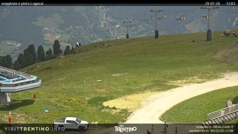 Archived image Webcam Val di Fiemme Cavalese
