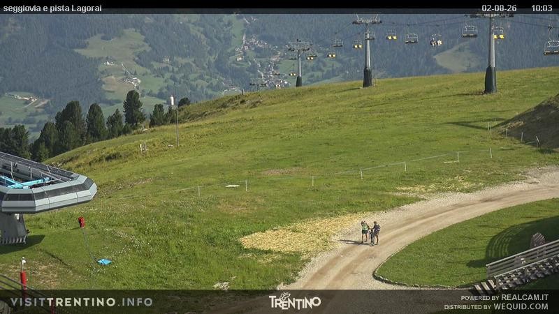 Archived image Webcam Val di Fiemme Cavalese