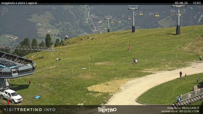 Archived image Webcam Val di Fiemme Cavalese