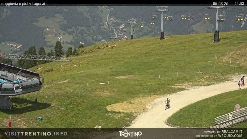 Archived image Webcam Val di Fiemme Cavalese