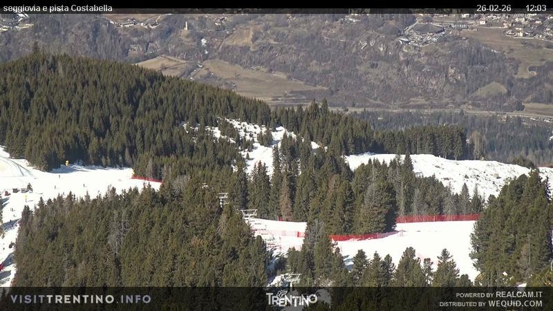 Archived image Webcam Val di Fiemme, Lagorai