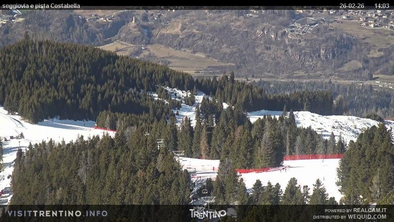 Archived image Webcam Val di Fiemme, Lagorai