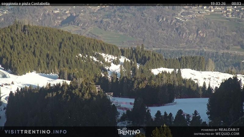 Archived image Webcam Val di Fiemme, Lagorai