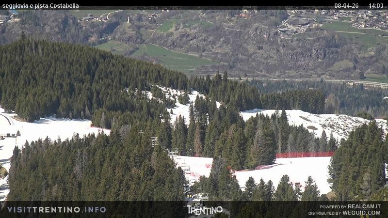 Archived image Webcam Val di Fiemme, Lagorai