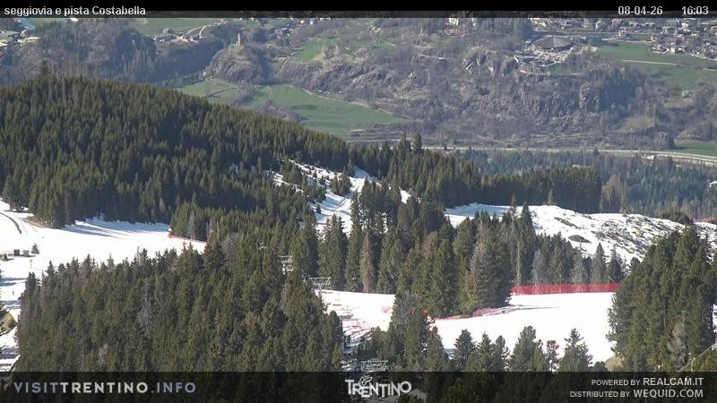 Archived image Webcam Val di Fiemme, Lagorai