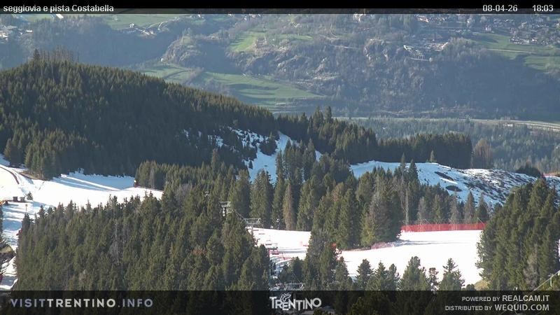 Archived image Webcam Val di Fiemme, Lagorai
